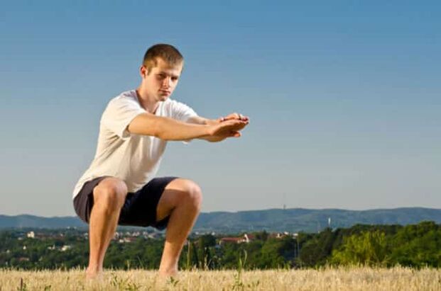 Squats are an effective exercise for the prevention of prostatitis